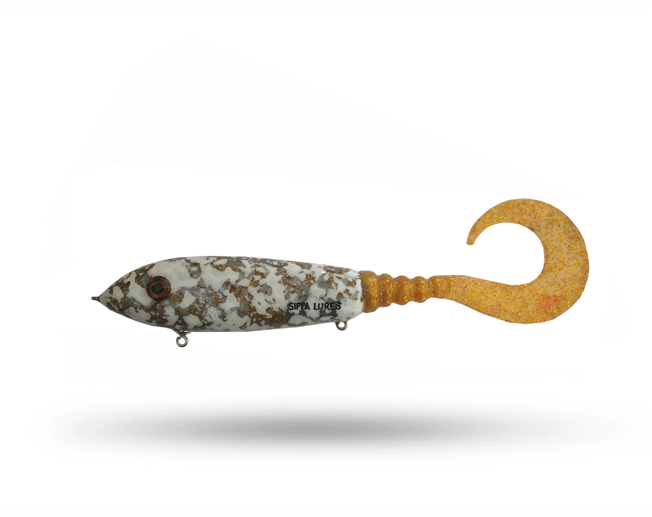 Sippa Lures Jerk Tail - Diamond Rattle Snake